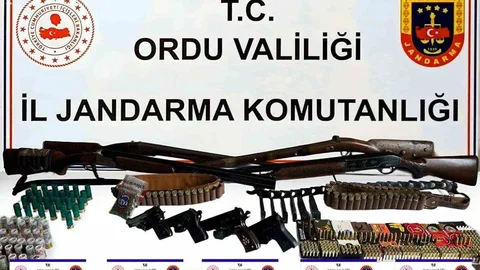 Ordu'da Yasa Dışı Operasyon Yapıldı