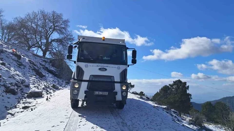 Aydın'da Paşa Yaylası Tuzlama Çalışması