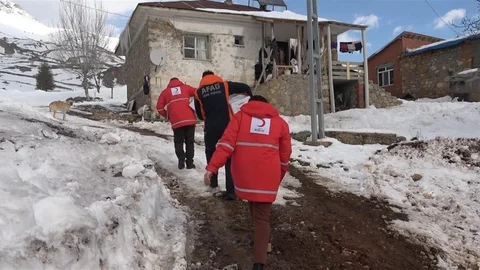 Zorlu Kış Şartlarında Destek Faaliyetleri