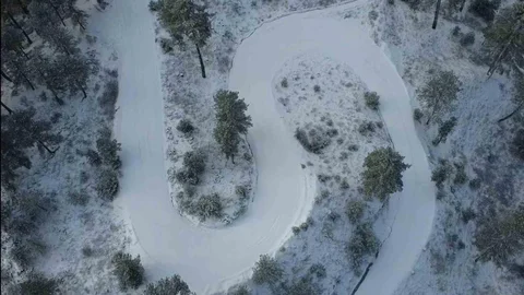 Demirci'de Kar Manzaraları