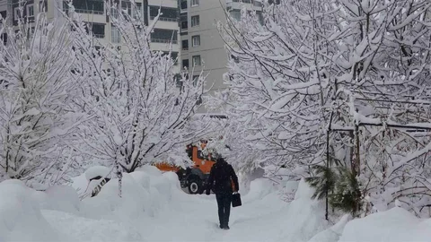 Bitlis'te Kar Yağışı Etkili Oldu