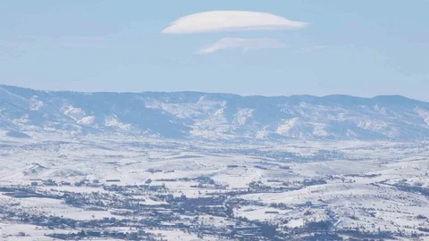 Elazığ'da Mercek Bulutları Görsel Şölen Yarattı
