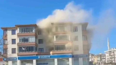 Tekirdağ'da Yangın Sonrası Cenaze Töreni