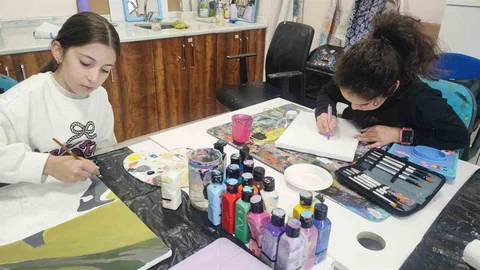 Yozgat'ta Gençler Sanata Yönlendiriliyor