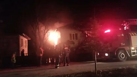 Isparta'da Çatı Yangını Korkuttu