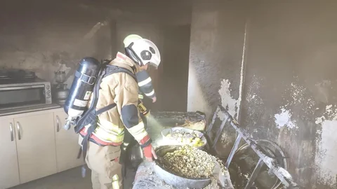 Defne'de Müstakil Evde Yangın Çıktı