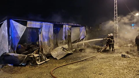 Samandağ’da Yangın Olayı