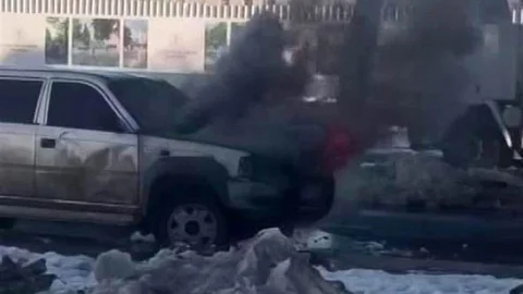 Seyir Halindeki Pikap Yangın Çıkardı