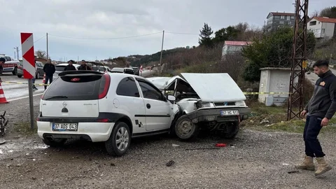 Sinop'ta Trafik Kazası: 1 Yaralı