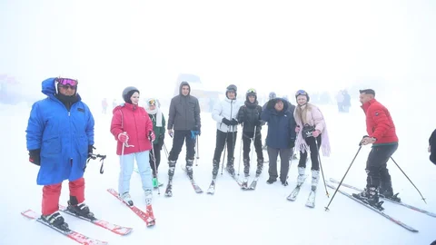 Kayseri'de Kayak Sezonu Coşkusu