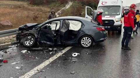 Zincirleme Kaza Balıkesir'de Meydana Geldi