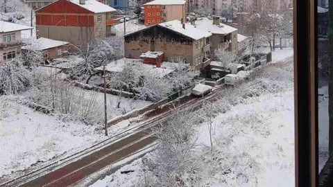 Malkara'da Kış Manzaraları Göz Kamaştırıyor