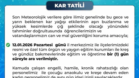 Bingöl'de Eğitime Ara Verildi