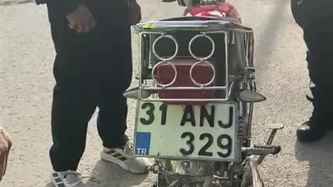 Abartı Egzozlu Motosiklete Yüksek Ceza Kesildi