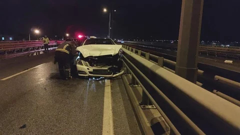 Manavgat'ta Üç Araçla Zincirleme Kaza
