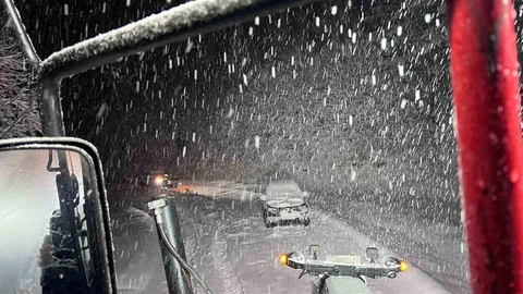 Amasya'da Mahsur Kalan Aile Kurtarıldı