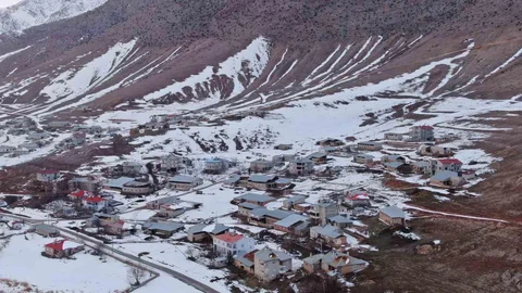 Van'da Karlı Manzara Güzellikleri
