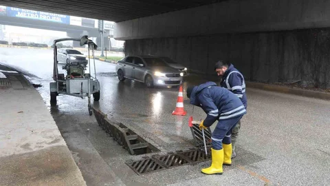 Gaziantep'te Yoğun Yağış İçin Önlemler Alındı
