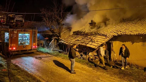 Bilecik'te Baca Yangını Paniğe Neden Oldu