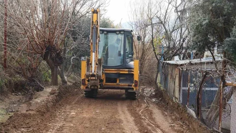 Nazilli'de Yol Çalışması Başladı