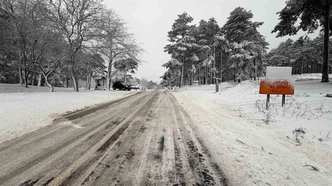 Kazdağları'nda Kar Yağışı Etkili Oluyor