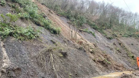 Düzce'de Tekrar Heyelan Olayı
