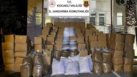 Kocaeli'de Kaçak Tütün Operasyonu