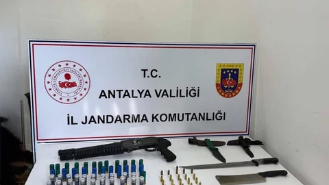 Kepez'de Jandarma Silah Operasyonu