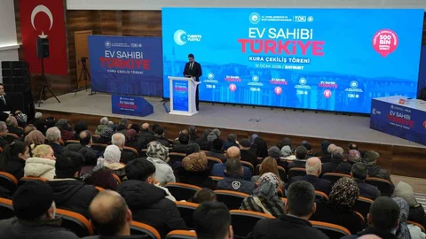 Bayburt'ta TOKİ Kura Çekimi Gerçekleşti