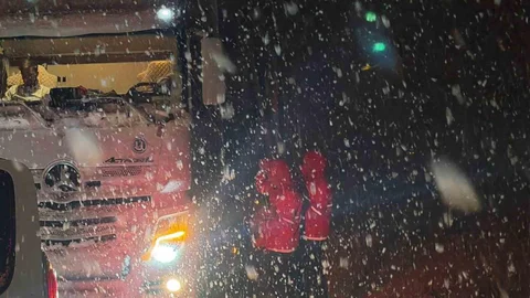 Muş'ta Kar ve Tipi Mağdurlarına Kızılay Yardımı