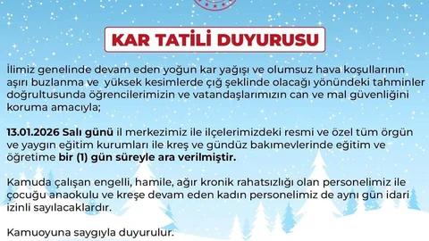 Bingöl'de Eğitime Ara Verildi