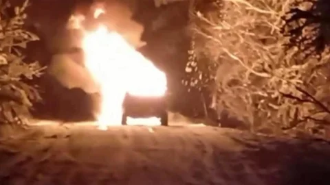 Bursa'da Yanan Cip Hurdaya Döndü