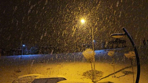 Elazığ’da Kar Yağışı Etkili Oluyor