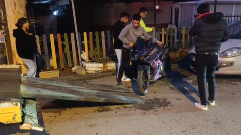 Antalya'da Motosiklet Kazası