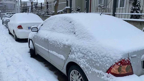 Bolu'da Kar Yağışı Etkili Oldu