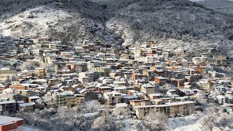 Bursa'da Kartpostallık Kar Manzaraları