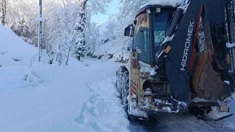 Rize'de 16 Köy Yolu Kapatıldı
