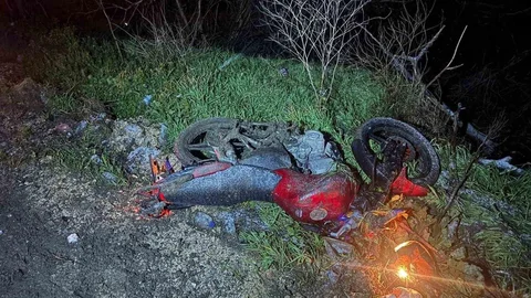 Bursa'da Motosiklet Kazası Sonucu Genç Yaralandı