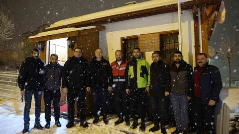 Sivas'ta Kar Yağışına Müdahale