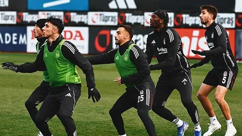 Beşiktaş'ta Maç Hazırlıkları Sürüyor