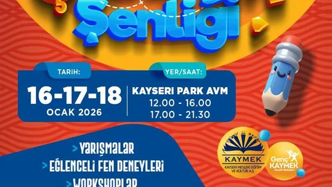 Yarıyıl Tatilinde Kayseri'de Çocuk Şenliği