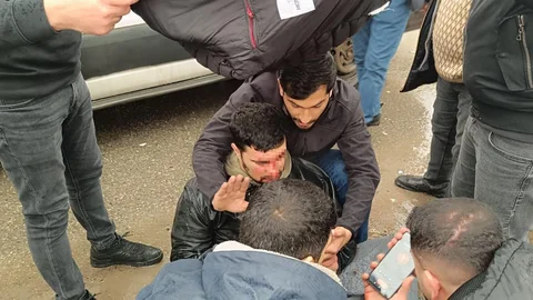 Siirt’te Motosiklet ve Araç Çarpıştı