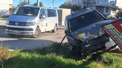 Serik'te Trafik Kazası: 1 Yaralı