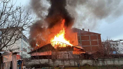 Tokat'ta Müstakil Evde Yangın Çıktı