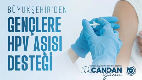 Tekirdağ'da Gençlere HPV Aşısı Desteği