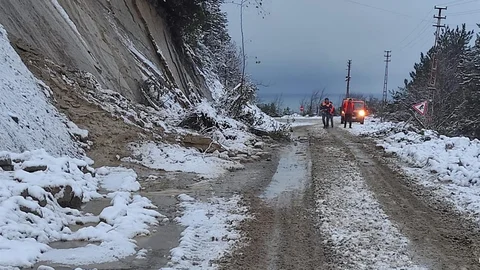 Kastamonu'da İki Ayrı Heyelan Olayı
