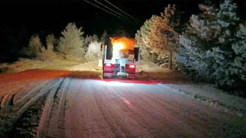 Kırıkkale'de Karla Mücadele Çalışmaları Sürüyor