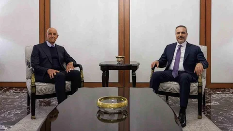 Dışişleri Bakanı Fidan, Barrack'ı Kabul Etti