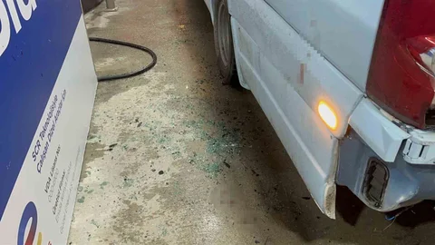 Alkol Testine Direnen Kişi Camı Kırdı