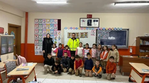 Bilecik'te Öğrencilere Trafik Eğitimi Verildi